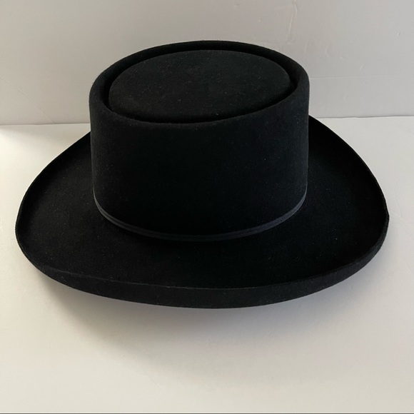 RESISTOL The Dealer Self Conforming Beaver Western Cowboy Hat 6 3/4 Mens/Womens - Picture 4 of 11